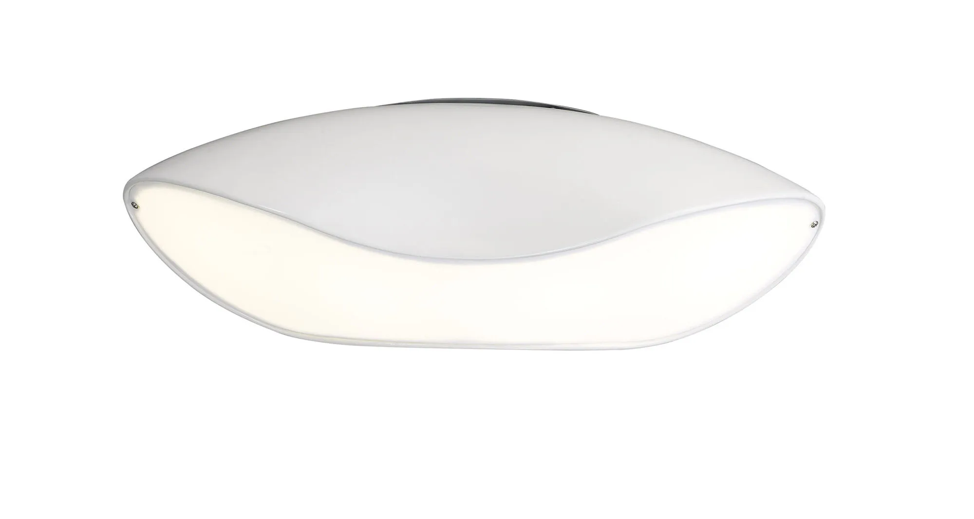 M1947  Pasion Oval Ceiling Flush 4 Light Gloss White